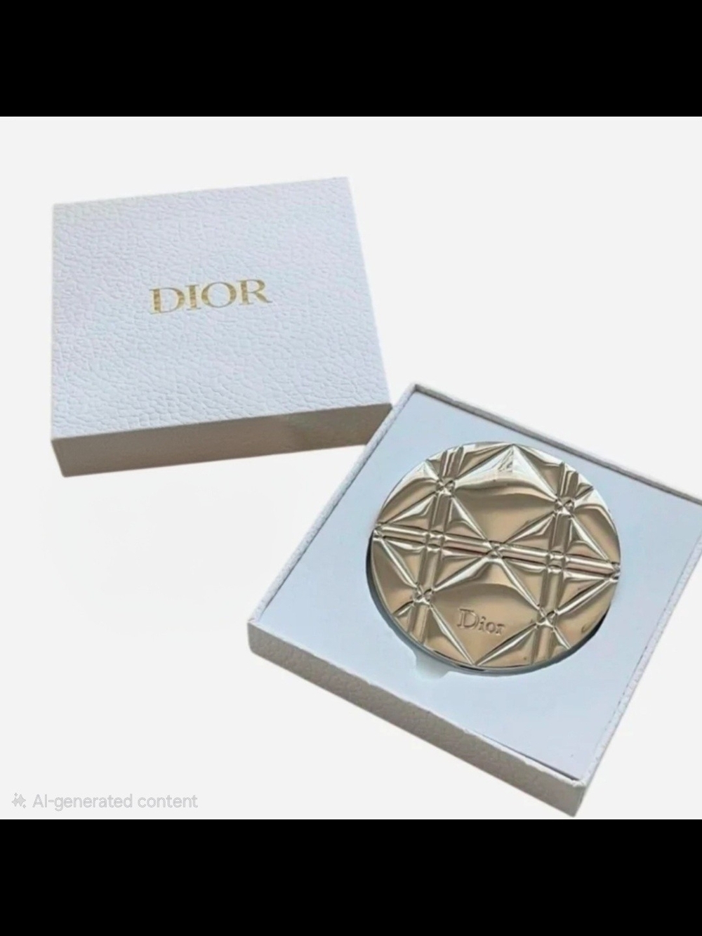 Dior Silver Metal Mirror